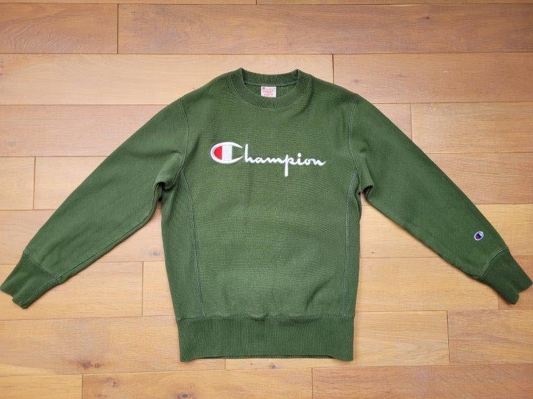 Champion sweater groen - medium medium (kindermaat), Gebruikt, Trui of Vest, Ophalen of Verzenden, Champion