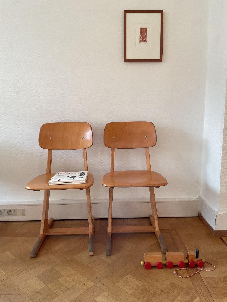 Casala vintage schoolstoel (en), Ophalen, Gebruikt, Vijf, Zes of meer stoelen