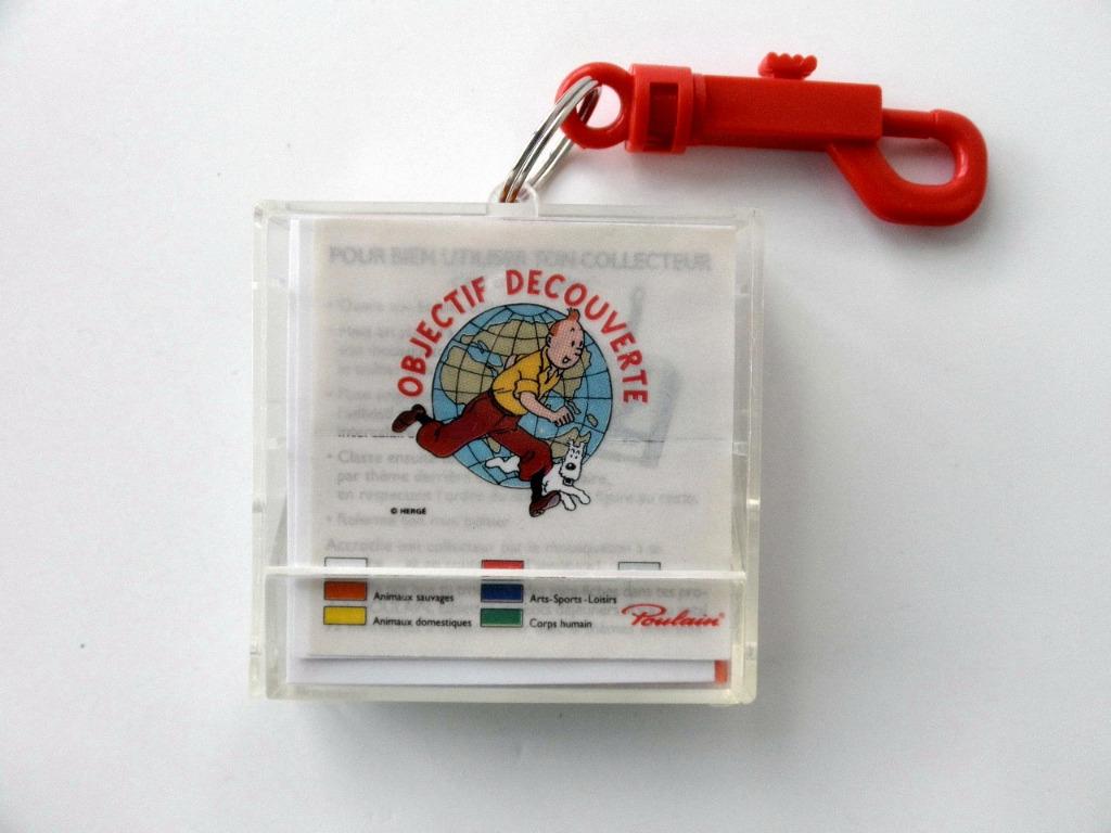 Tintin eo 1991 - Objectif découverte Poulain - 2 boîtiers, Série complète ou Série, Comme neuf, Enlèvement, Hergé