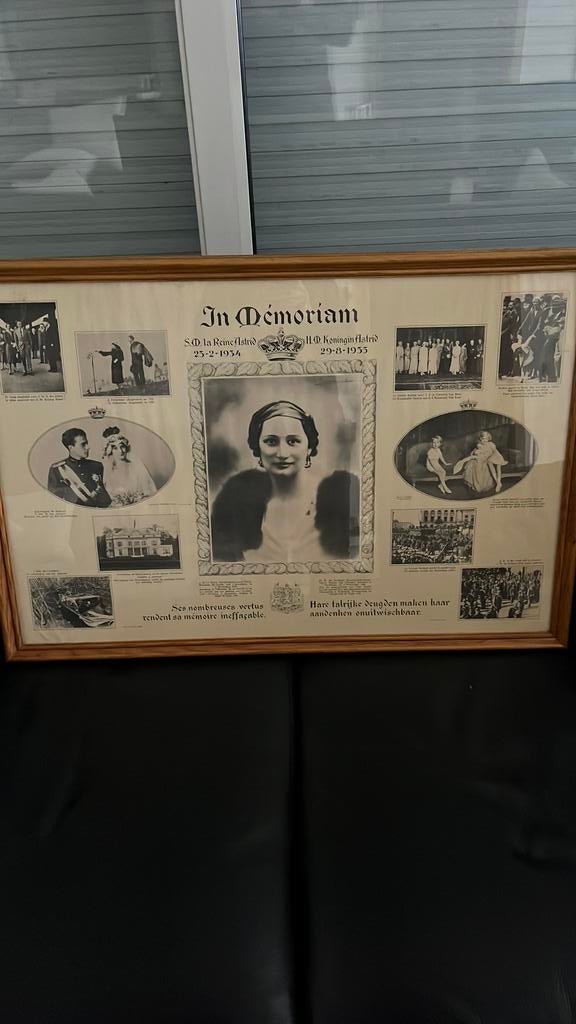 Kader: in memorie koningin Astrid, Antiek en Kunst, Ophalen, Geschiedenis