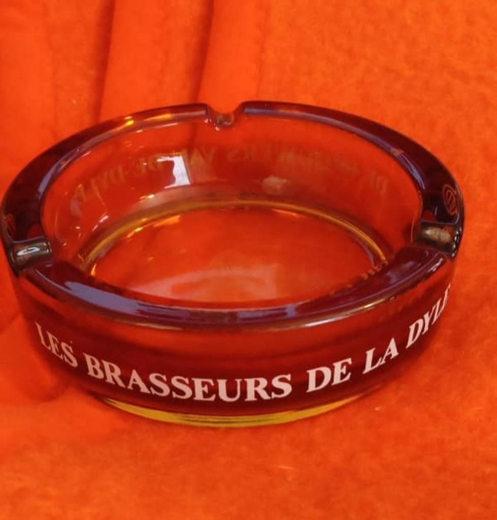 glazen asbak "les brasseurs de la dyle", Collections, Enlèvement ou Envoi, Comme neuf, Cendrier