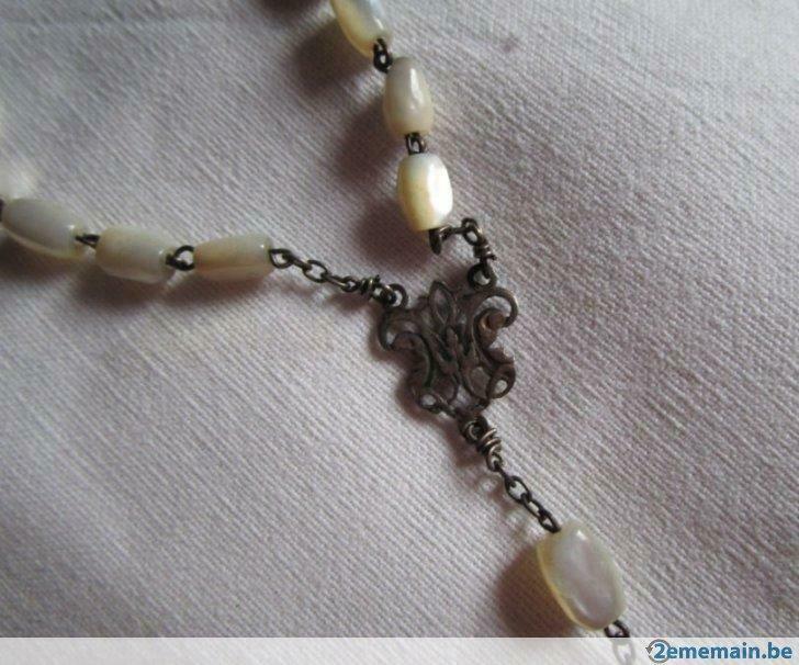 White Pearl rozenkrans, Antiek en Kunst, Ophalen of Verzenden