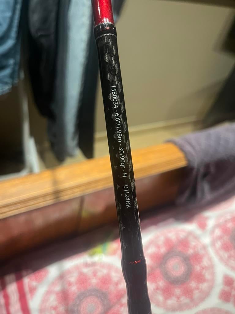 Abu garcia jerkbait hengel, Watersport en Boten, Ophalen, Gebruikt