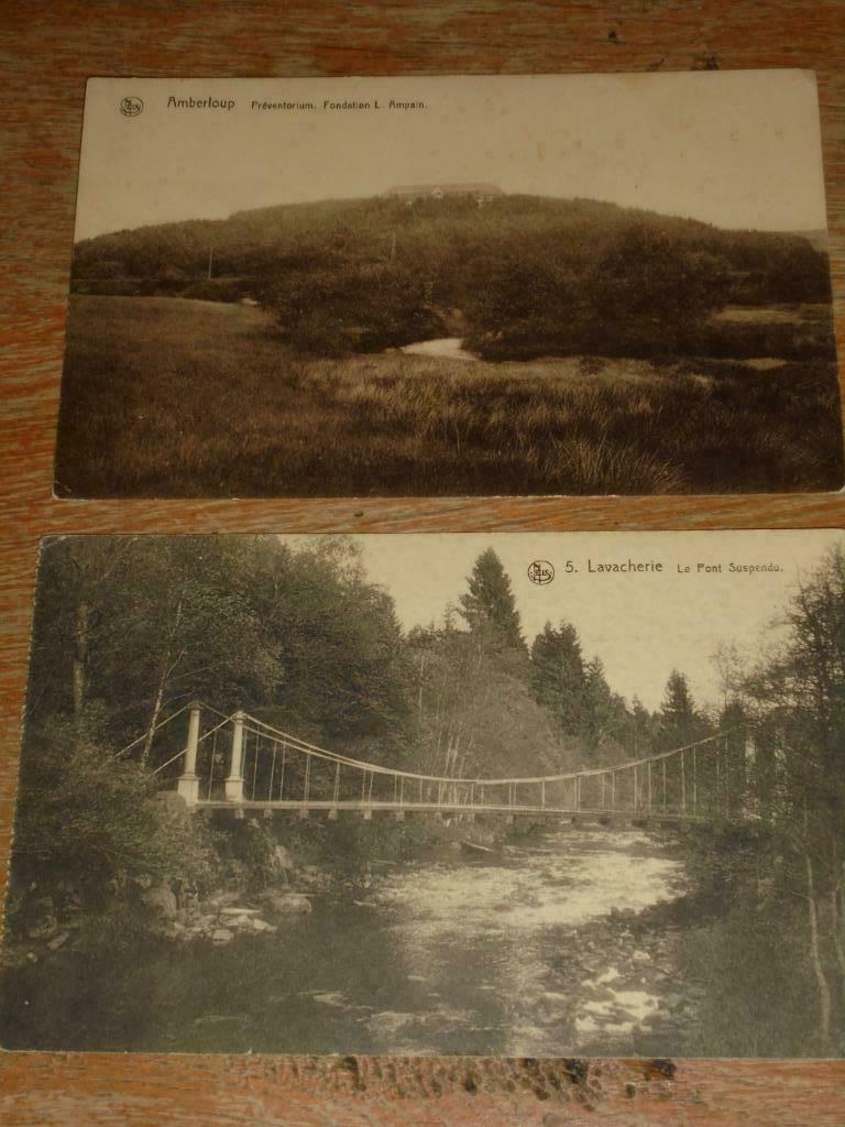 2 postkaarten St-Ode (Lavacherie en Amberloup), Enlèvement