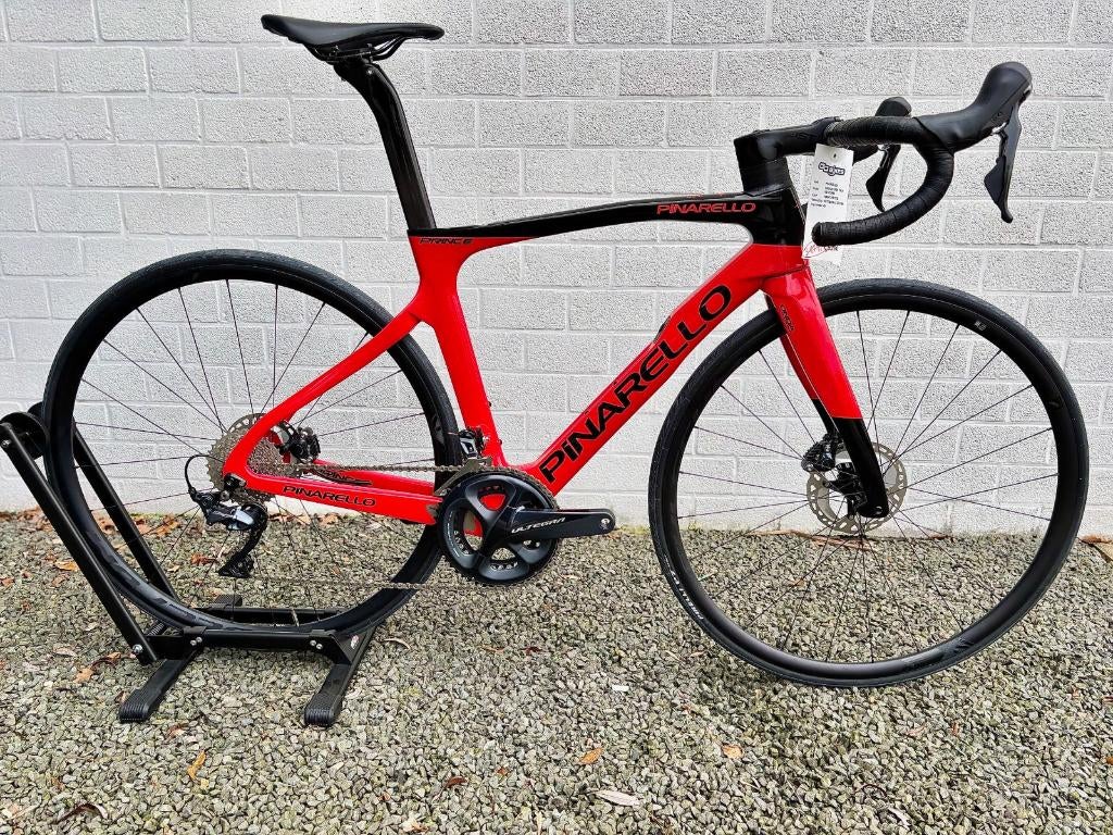 PINARELLO PRINCE DISK TICR ULTEGRA rood - maat  49 – 2022, Ophalen, Nieuw, Carbon