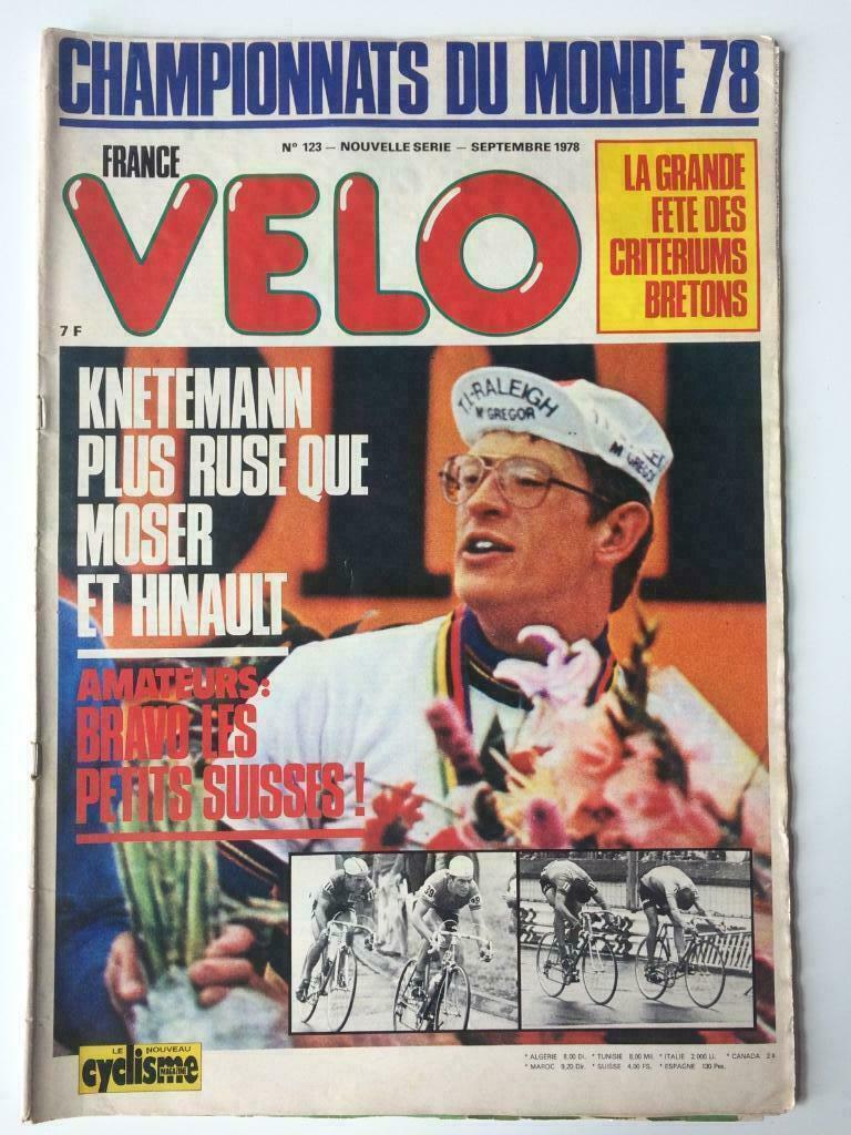 Vintage -VELO - Magazine - n123, September 1978, Antiquités & Art, Curiosités & Brocante, Enlèvement ou Envoi