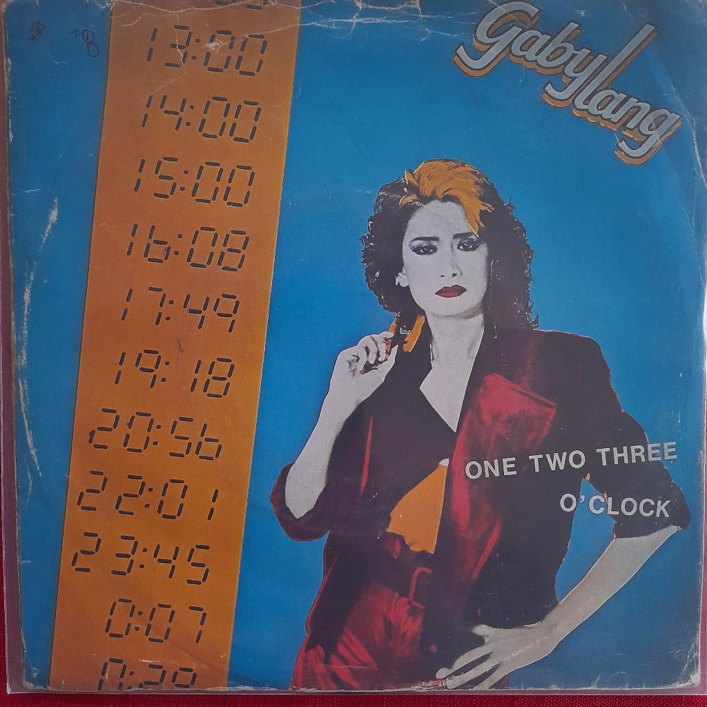 Gaby Lang-One two three o' clock 7'', Gebruikt, 7 inch, Single, Ophalen of Verzenden