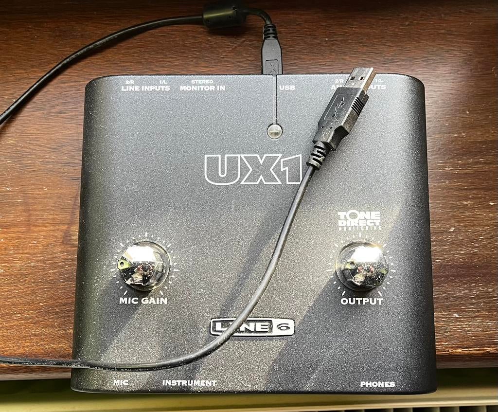 Line 6 Studio UX1, Enlèvement, Utilisé