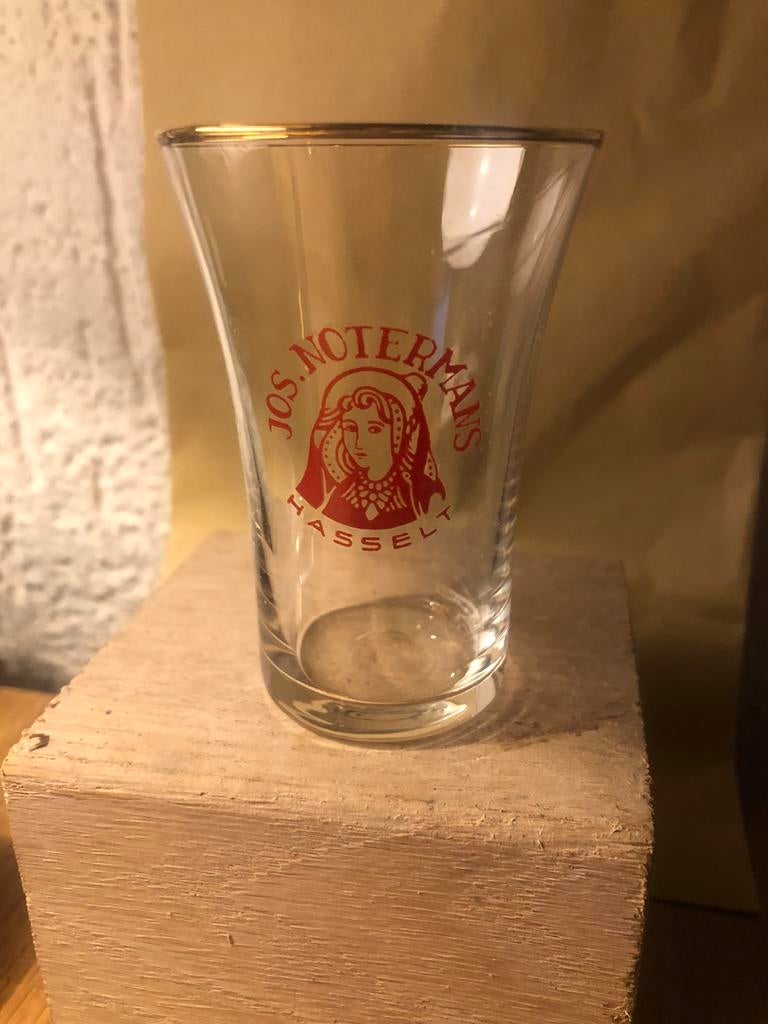 JOS.NOTERMANS fryns Hasselt jenever glas, Verzamelen, Verzenden, Gebruikt, Overige typen
