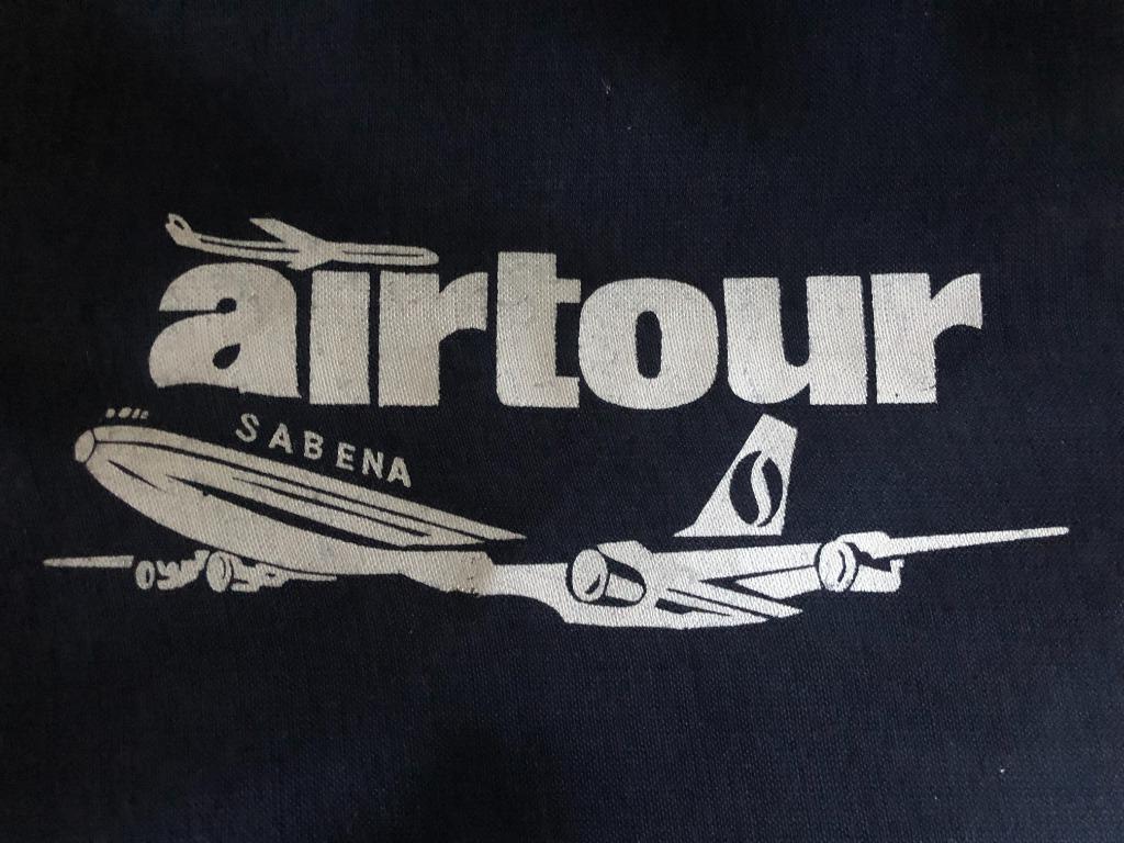 vintage reistas SABENA AIRTOUR, Ophalen of Verzenden