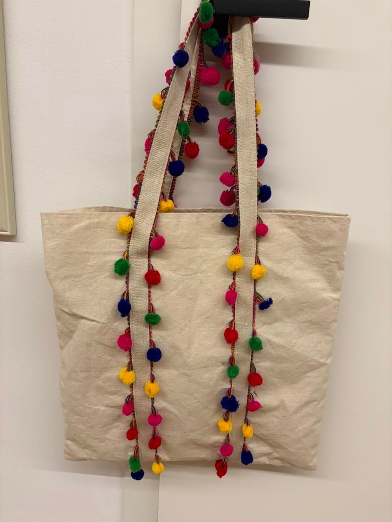 Kleurrijke shopper, Ophalen of Verzenden, Zo goed als nieuw, Shopper