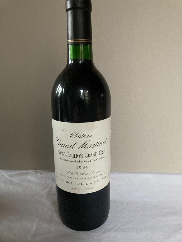 Rode wijn: CHATEAU GRAND MARTINET 1994, Enlèvement ou Envoi, Pleine, Vin rouge, France