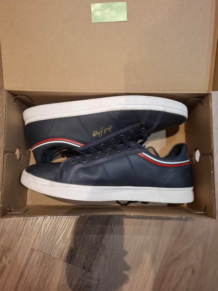 Fred Perry Sidespin leren herenschoenen maat 44, Ophalen of Verzenden, Gedragen