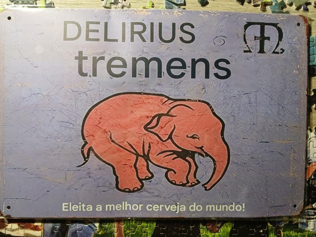 DELIRIUM TREMENS 20 IP 30 CM METAAL, Verzamelen, Ophalen of Verzenden