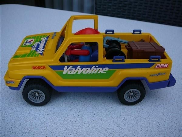 Mooie auto Playmobil en popjes, Ophalen of Verzenden, Gebruikt, Complete set