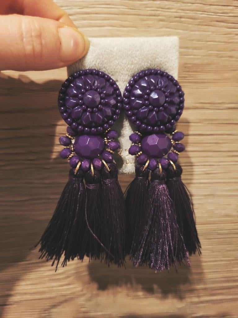 2 paar oorbellen, Bijoux, Sacs & Beauté, Boucles d'oreilles, Enlèvement ou Envoi, Autres couleurs, Comme neuf, Autres matériaux