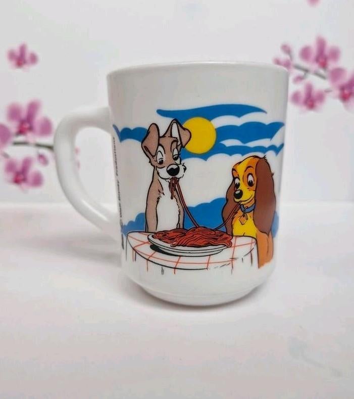 🤍 Mug La Dame et le Clochard, Enlèvement ou Envoi, Comme neuf, Autres types