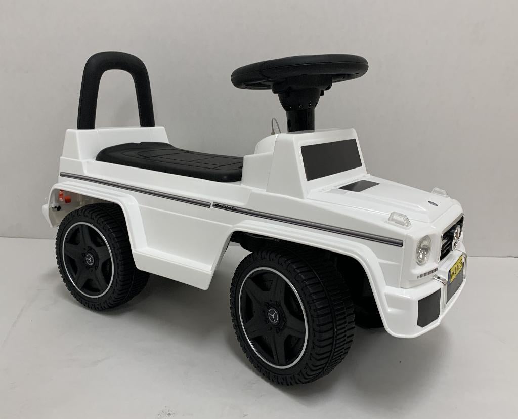 Mercedes G63 AMG loopauto Wit met USB en AUX input NIEUW, Kinderen en Baby's, Ophalen of Verzenden, Nieuw