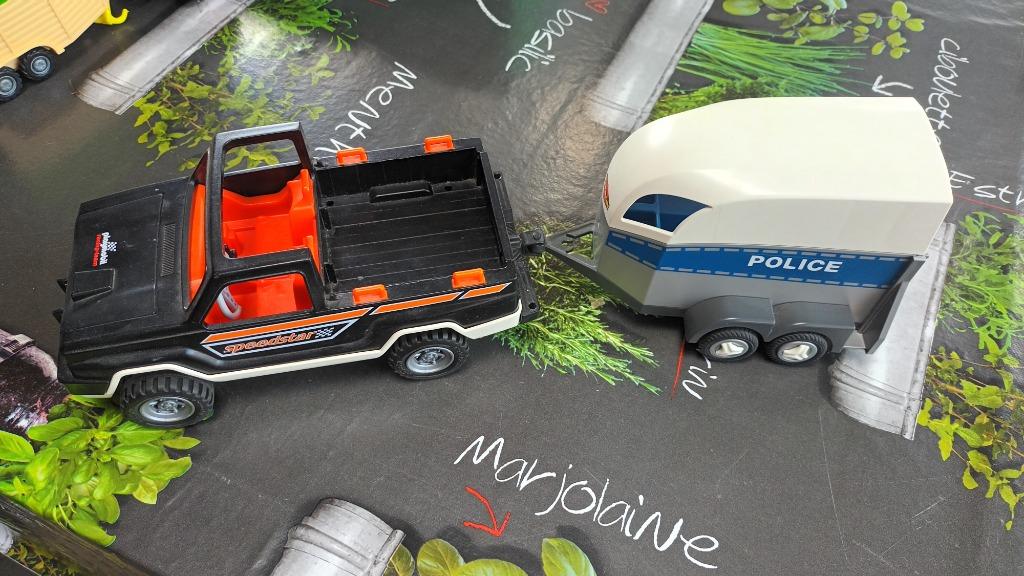 Jeep met aanhanger, Kinderen en Baby's, Speelgoed |Speelgoedvoertuigen, Ophalen, Gebruikt