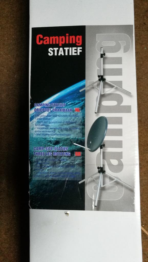 Camping statief voor schotelantenne, Ophalen of Verzenden, Zo goed als nieuw, (Schotel)antenne