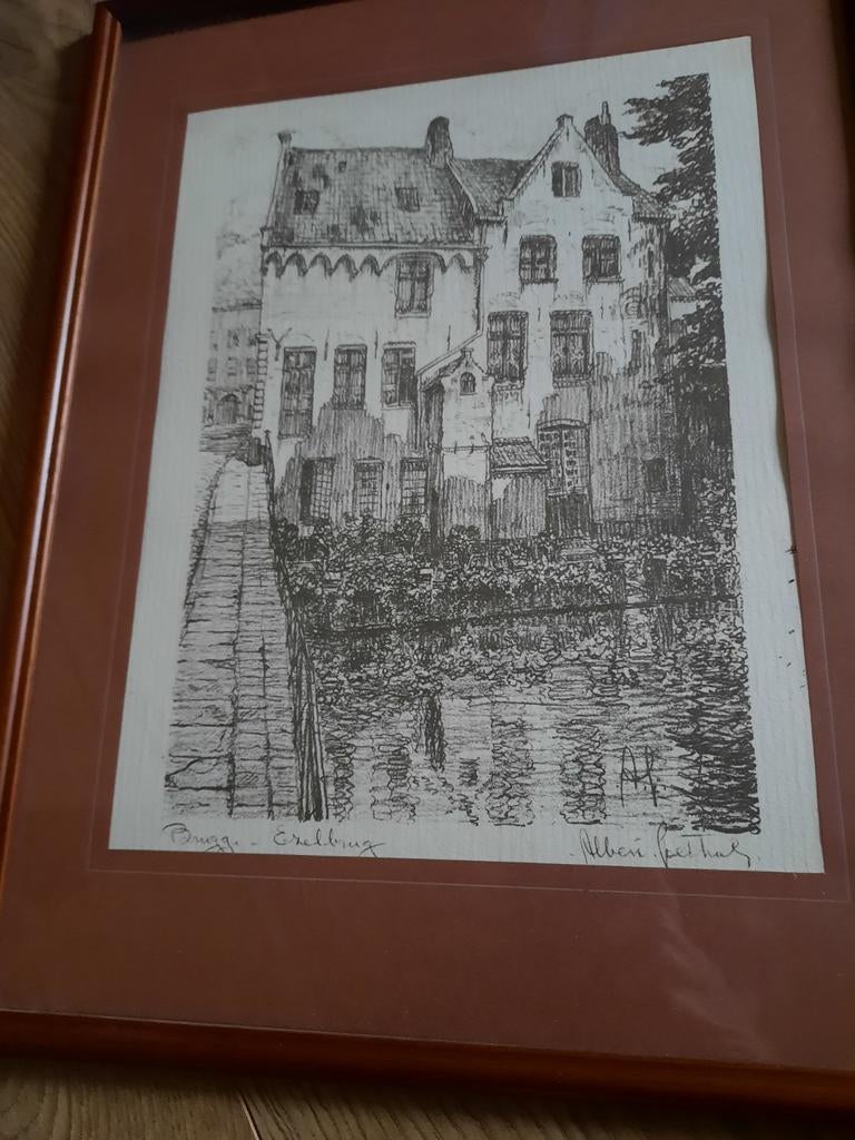 Pentekening brugge  ezel brug, Ophalen