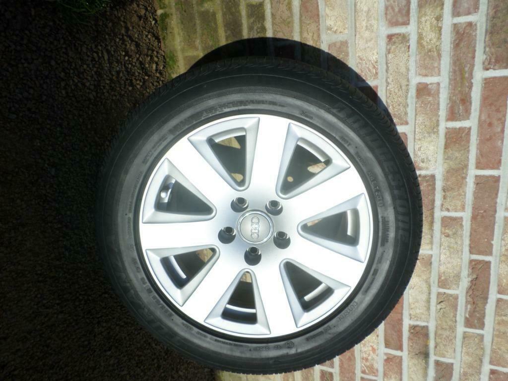 originele 16' AUDI velgen, Ophalen, Gebruikt, 16 inch, Banden en Velgen