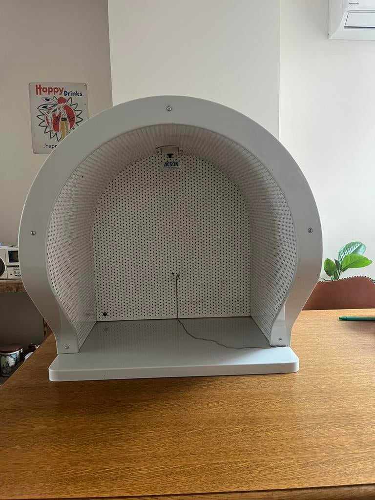 Vintage Franse telefooncabine, Ophalen