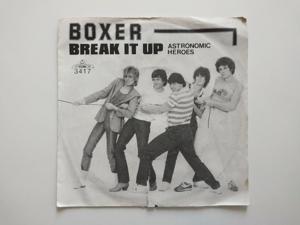 80s Belpop - 7" Single - Boxer: Break it up, Cd's en Dvd's, Ophalen, Gebruikt, 7 inch, Single