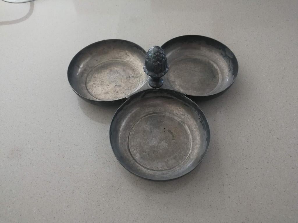 Borrelhapje schaaltje in zilver, Antiek en Kunst, Ophalen of Verzenden