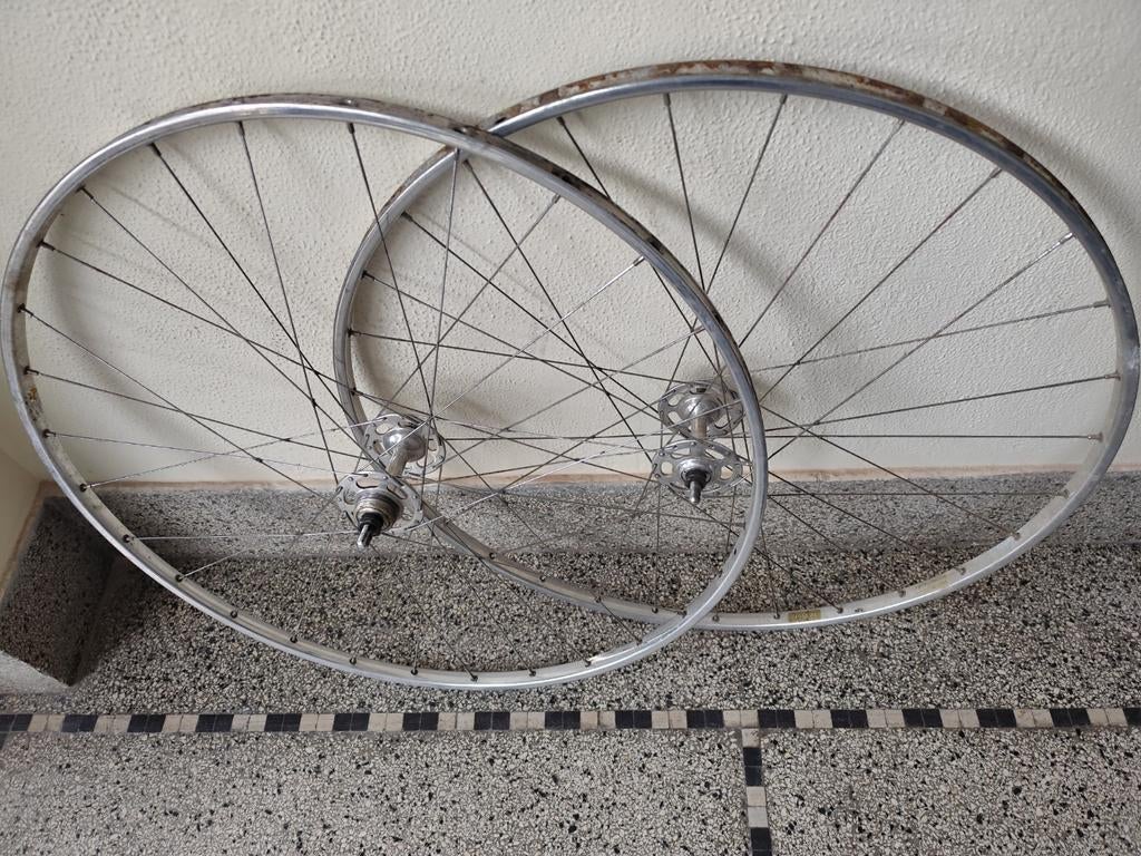 Baanwielen te koop – Campagnolo Record / Fiamme, Ophalen