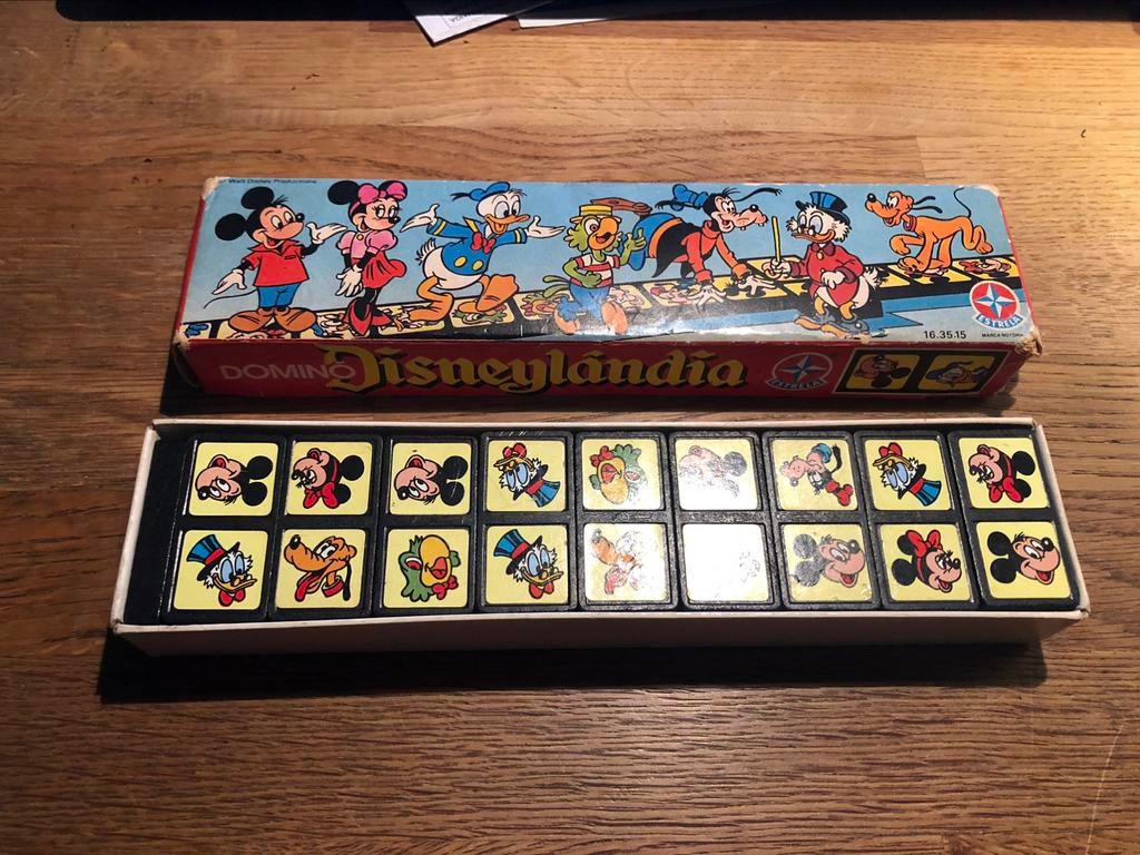 domino vintage Walt Disney 1968 étoile, Enlèvement ou Envoi