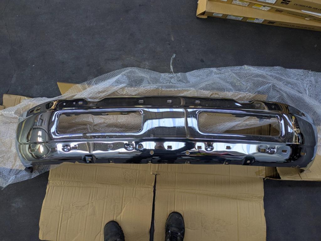 dodge ram chroom bumper 1994 - 2001 nieuw, Ophalen, Voor, Nieuw, Overige automerken