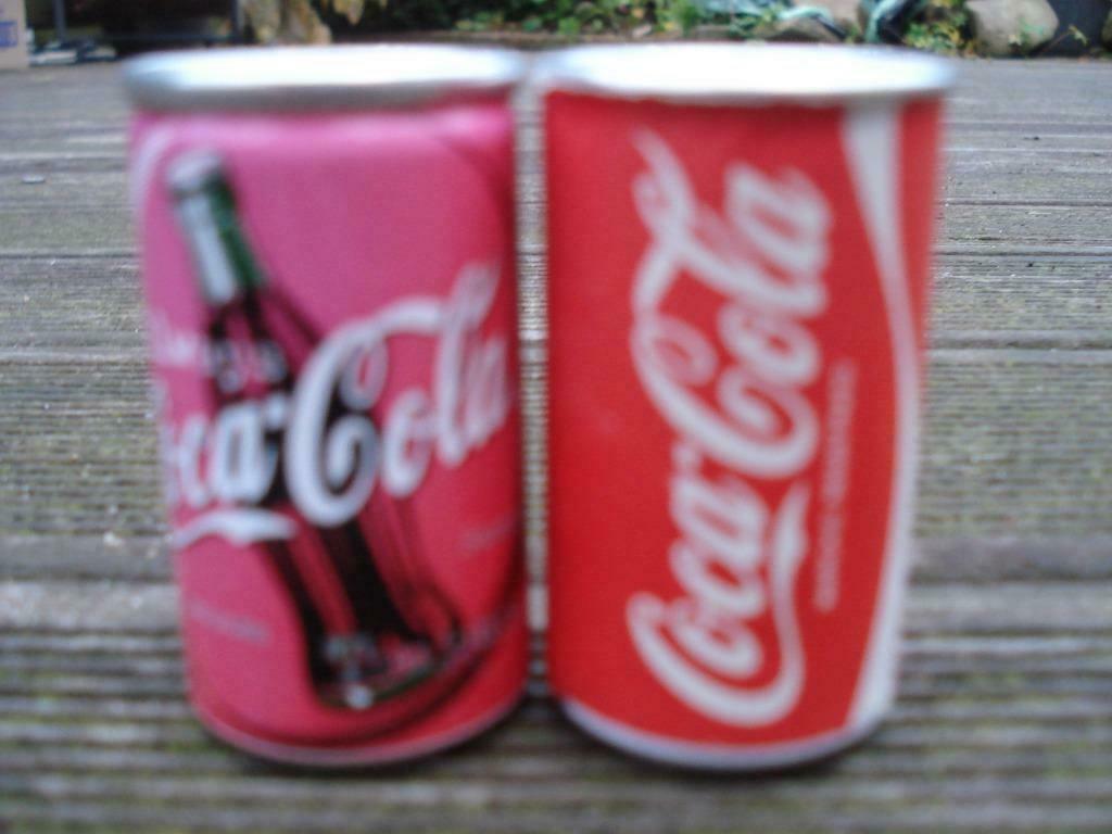 Mini Coca-Cola blikjes, 2 stuks, Ophalen of Verzenden, Zo goed als nieuw, Overige typen