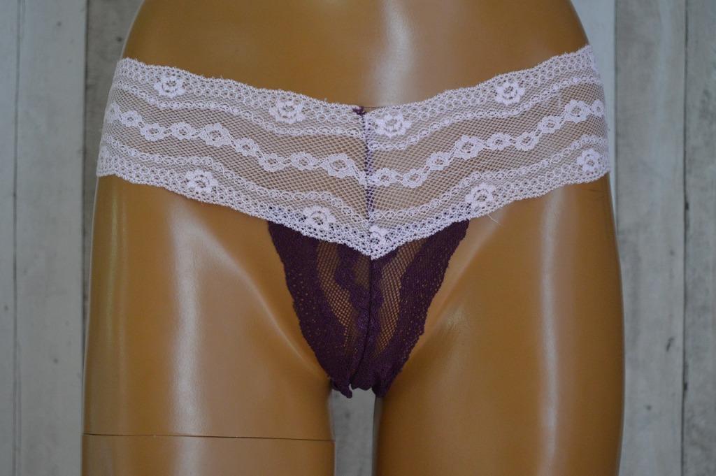 Kanten string Roze/paars Large, Zeeman, Ophalen of Verzenden, Overige kleuren, String