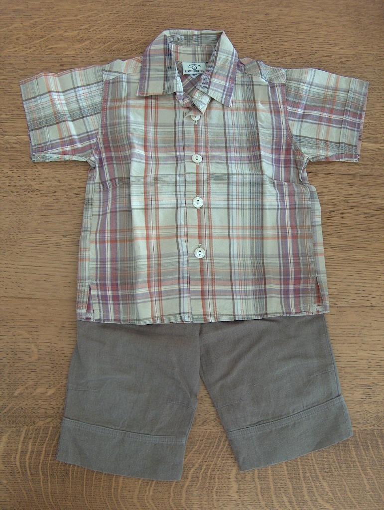 setje: broek & hemd, merk: eerste kleertjes, maat: 68, Gebruikt, Setje, Jongetje, Eerste kleertjes