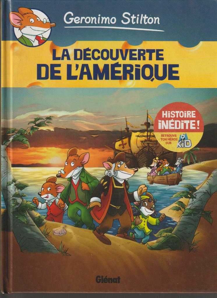 Strip : Geronimo Stilton - La découverte de l'Amérique., Verzenden