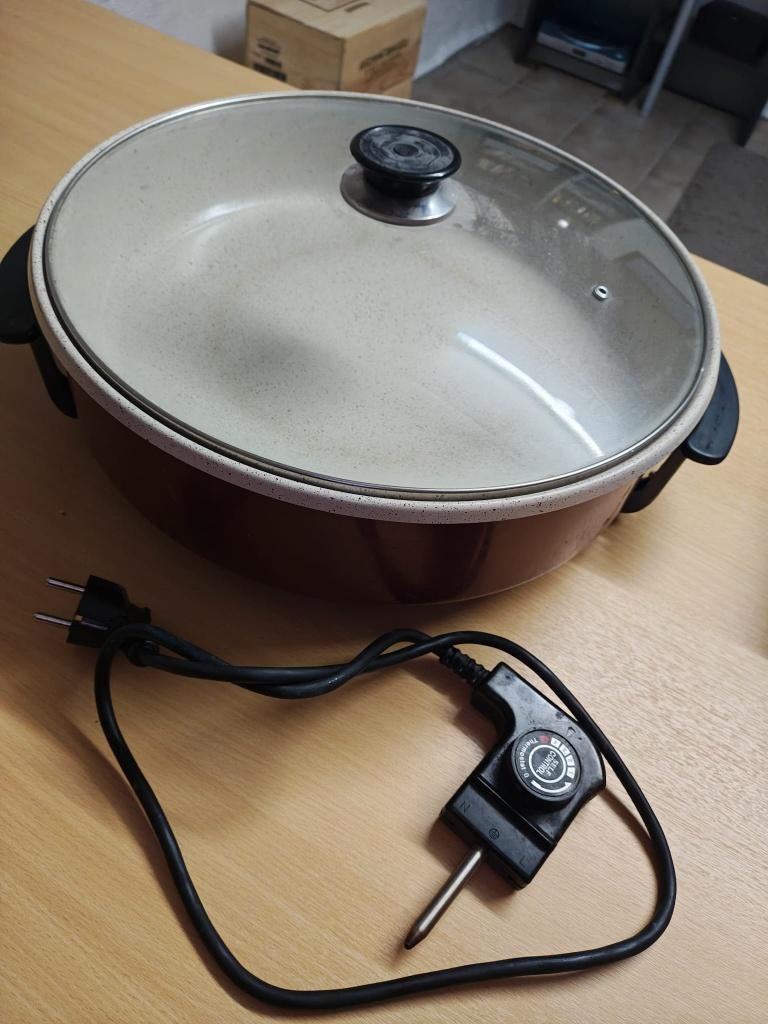 Keramische paella pan, Huis en Inrichting, Keuken | Potten en Pannen, Ophalen, Nieuw, Aluminium, Overige typen