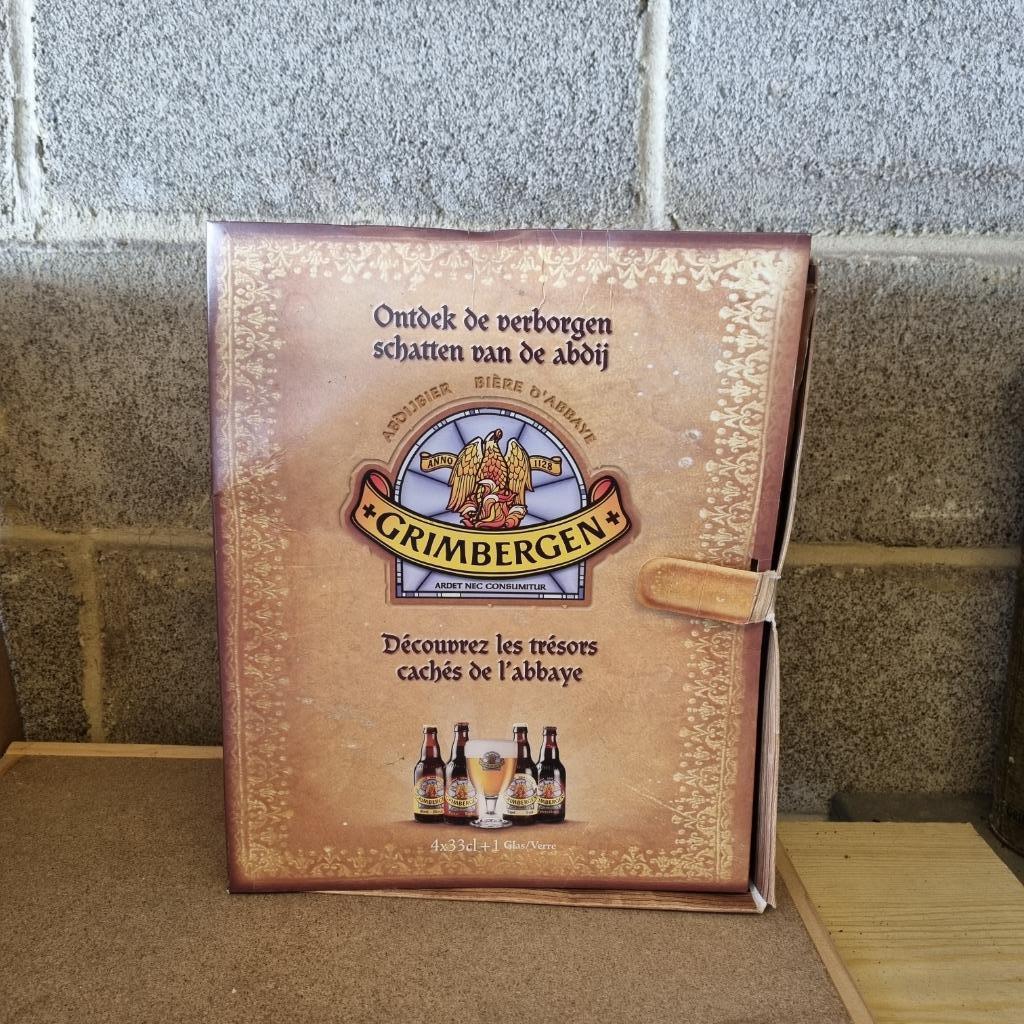 Coffret Grimbergen (modèle 2), Ophalen of Verzenden, Gebruikt, Flesje(s), Overige merken