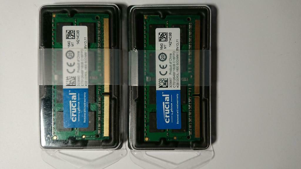 Crucial CT51264BF160B 8GB (2x 4GB), Computers en Software, RAM geheugen, Nieuw, DDR3, Ophalen of Verzenden, Desktop