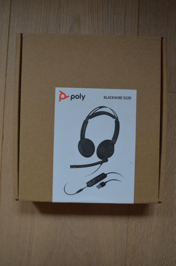 casque avec micro USB et prise, Enlèvement ou Envoi, Fonction muet du microphone, Poly, Comme neuf