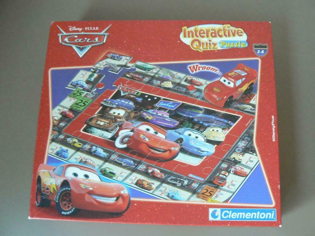 2-in-1 Cars interactieve quiz en puzzel, Ophalen of Verzenden, Zo goed als nieuw, Puzzelen, Met geluid