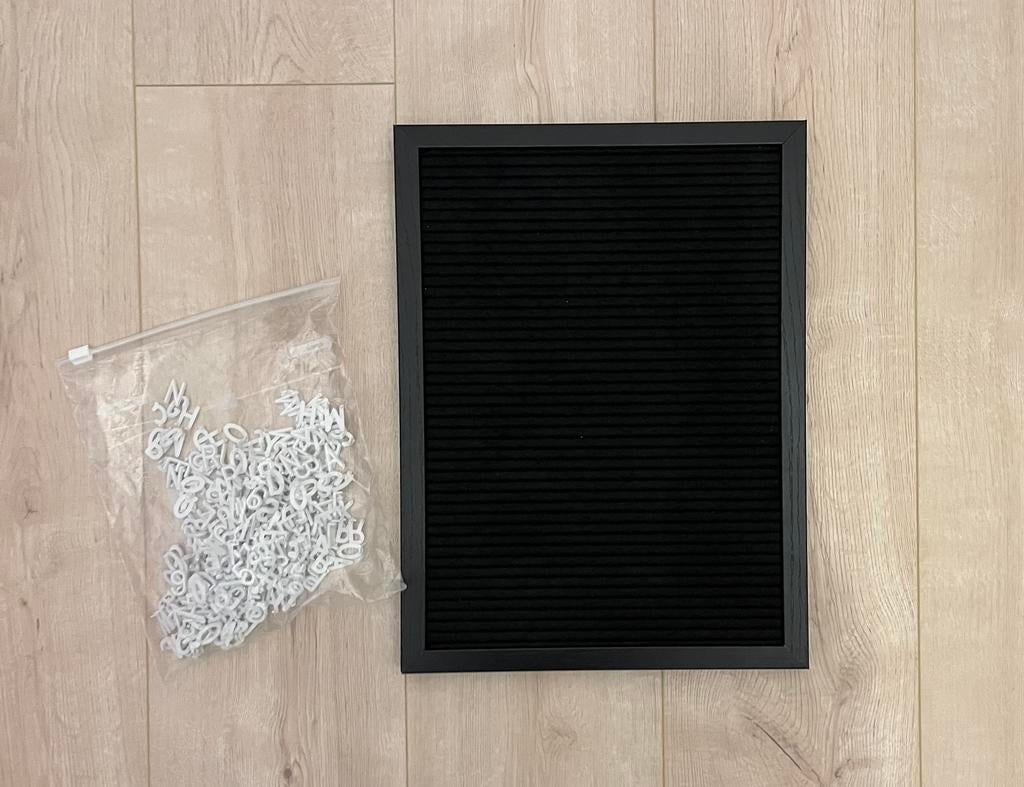 Nieuw! Letterbord 30 x 40 cm, Ophalen, Nieuw