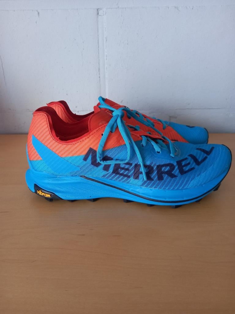 Merrel MTL SKYFIRE 2 blauwe en oranje 37.5 trailschoenen, Sport en Fitness, Loopsport en Atletiek, Overige merken, Hardloopschoenen