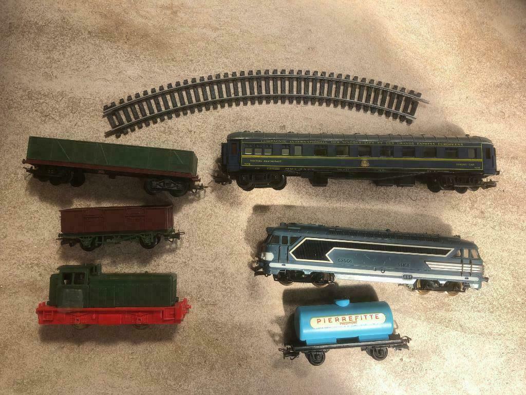 HO modeltrein Jouef  +/- 6,5m sporen, Ophalen, Gebruikt, Treinset, Overige merken