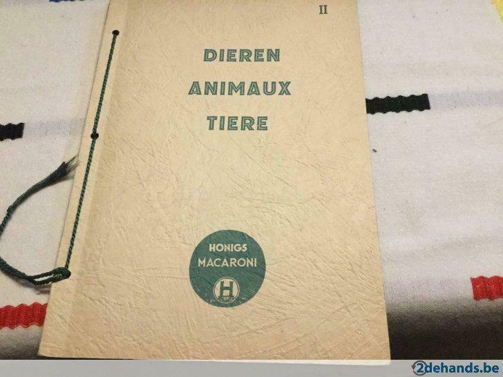 Chromo album honigs macaroni dieren II, Verzamelen, Gebruikt