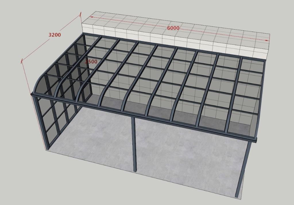 Pergola neuve, Jardin & Terrasse, Verrières, Enlèvement, Neuf, Véranda