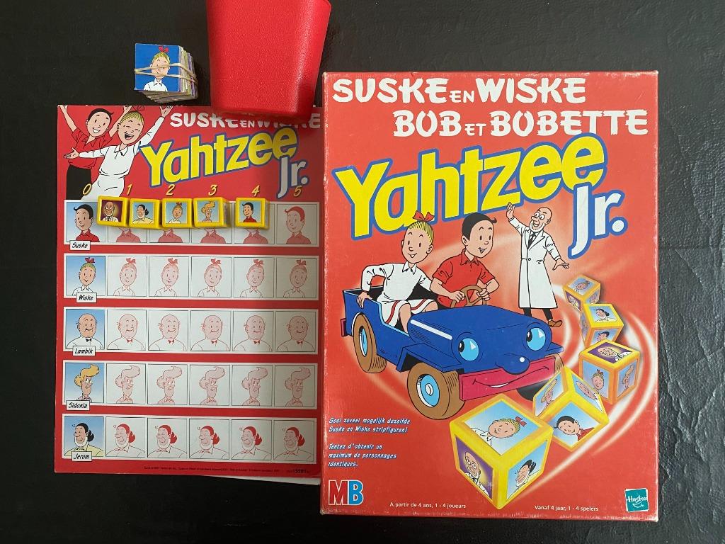 Suske & Wiske : YAHTZEE Jr., Enlèvement ou Envoi, Bob et Bobette, Utilisé, Livre ou Jeu