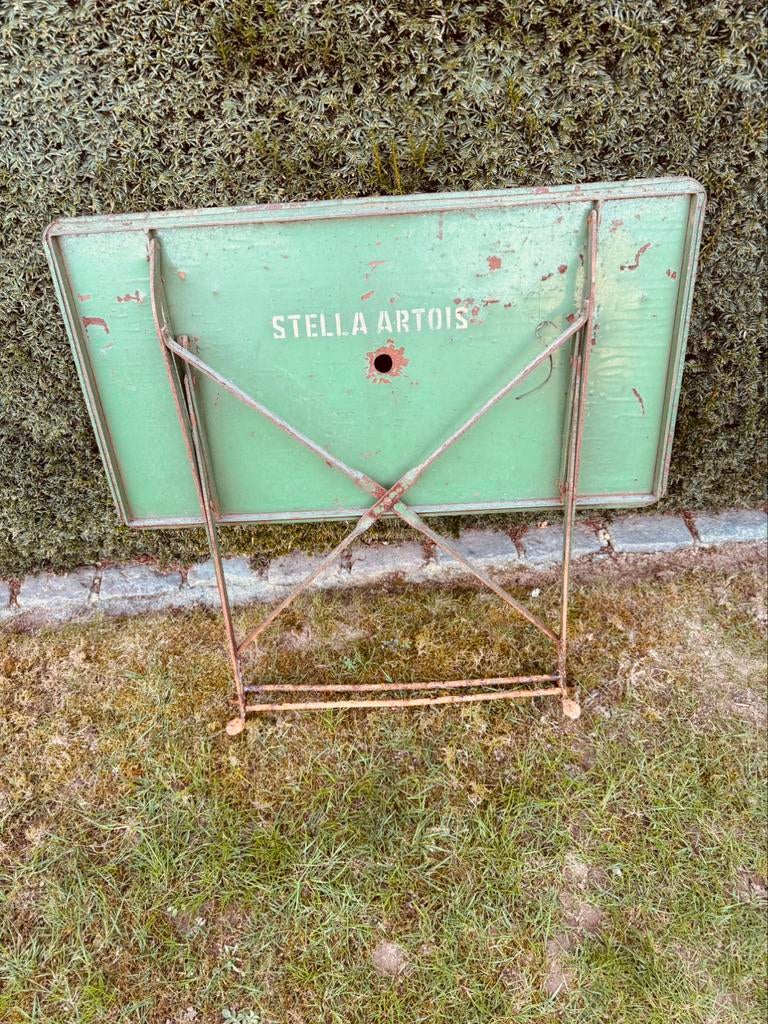 Vintage Stella Artois tafeltje, Ophalen, Zo goed als nieuw, Stella Artois