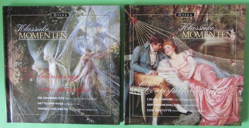 Klassieke Momenten - Opera - CD's + boekjes - Nieuwstaat !, Ophalen of Verzenden, Zo goed als nieuw, Opera of Operette