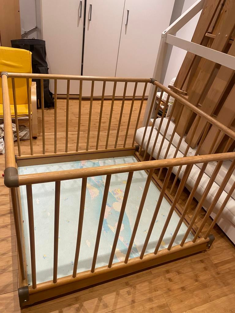 Parc bebe 1m x 1m, Enlèvement, Comme neuf